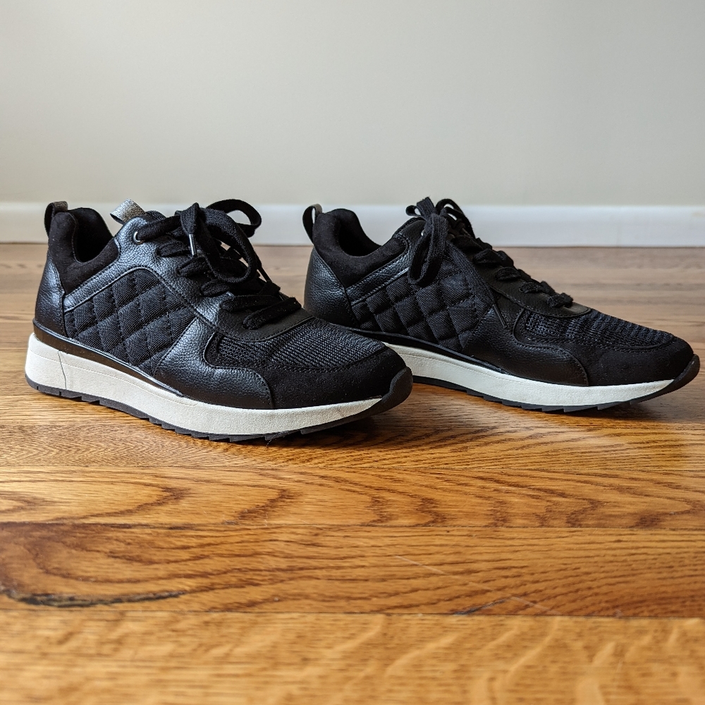 Faux Leather tennis shoes